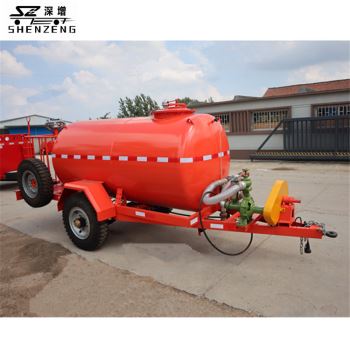 3-5噸水罐拖車、園林農藥噴灑水罐車、道路除塵水罐拖車